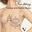 Soutien-gorge balconnet plongeant à armatures Daisy Bonnets AA à J Tailles de dos 24 à 28